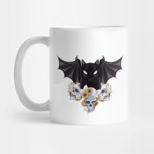 The Batcat Skull Mug